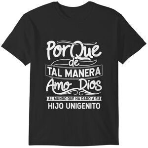 Camisetas Cristianas En Espanol Frases Biblicas Fe Y Esperanza T-Shirt 91